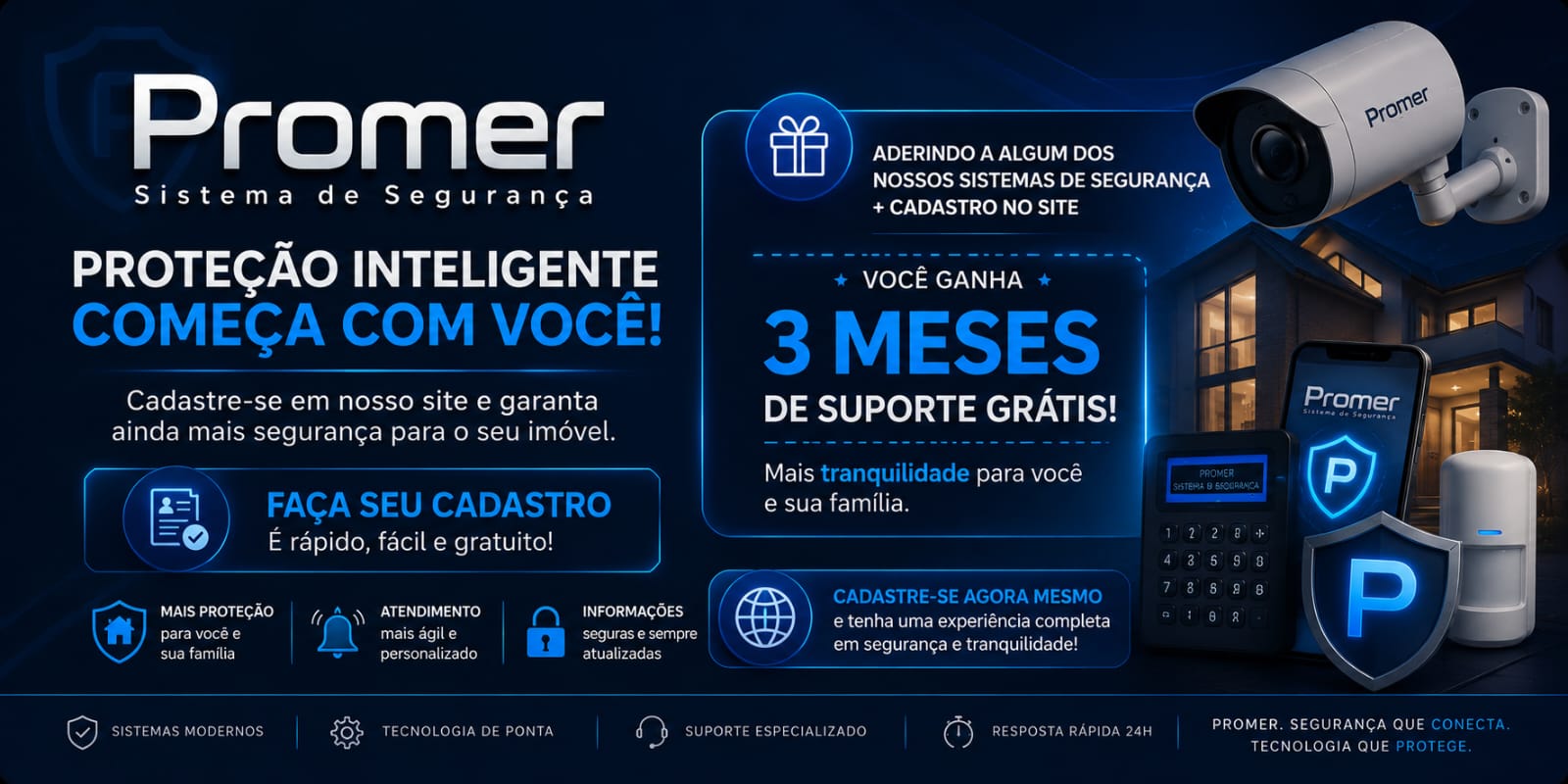 PROMER - Cadastre-se e ganhe 3 meses de suporte grátis